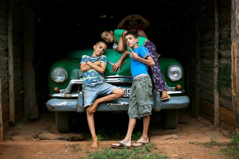 RCI Cuba Kids Green Buick Taxi